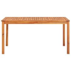 Petromila vidaXL Záhradný stôl 150x90x74 cm, akáciový masív
