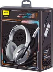 BASEUS Headphone Wireless GAMO D05 Immersive Virtual 3D Game headphone (PC) Gray (NGD05-0A)