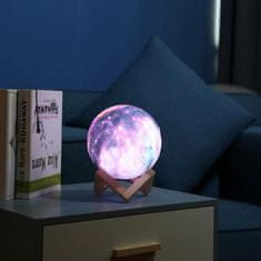 Alum online Lampička farebný Mesiac 15cm, 16 farieb