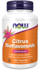 NOW Foods Citrus Bioflavonoids (citrusové bioflavonoidy) 700 mg, 100 kapsúl