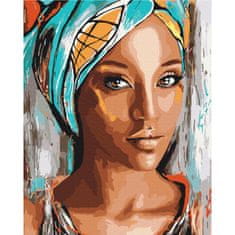 Astra Maľovanie podľa čísel AFRICAN WOMAN, na ráme, 40x50cm, 801022903