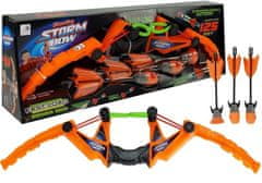 Lean-toys Luková súprava 3 šípov Sport Orange 58 cm