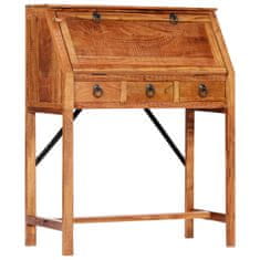 Petromila vidaXL Písací stôl 90x40x107 cm masívne akáciové drevo