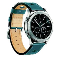 BStrap Leather Italy remienok na Samsung Gear S3, dark teal