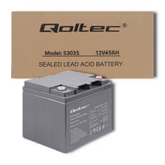 Qoltec Batéria AGM | 12V | 45Ah | max. 540A