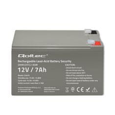 Qoltec Batéria AGM | 12V | 7Ah | max. 105A | Bezpečnosť