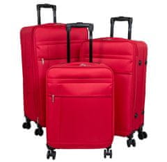 MONOPOL Sada kufrov Sydney Red 3-set