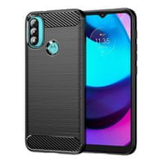 IZMAEL Carbon Shield TPU puzdro pre Motorola Moto E20 - Čierna KP24664