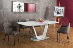 CASARREDO Jedálenský stôl rozkladacia 140x90 ARMANI biely