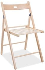 CASARREDO Drevená skladacia stoličky SMART II natural