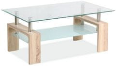 CASARREDO Konferenčný stolík LISA BASIC II - dub sonoma