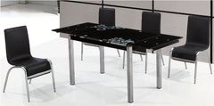 CASARREDO Jedálenský stôl GD-017 rozkladacia čierny