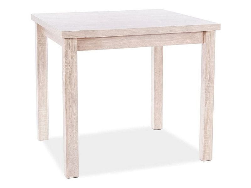 CASARREDO Jedálenský stôl ADAM 90x65 dub sonoma