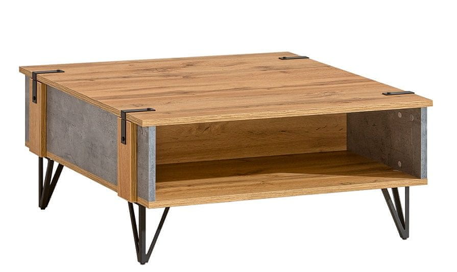 CASARREDO Konferenčný stolík LODINE 12 dub wotan/betón