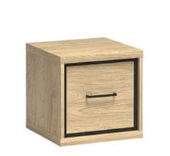 CASARREDO Nočný stolík PILETAS M-16 dub hickory