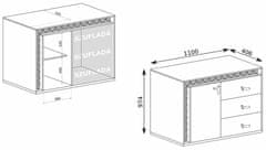 CASARREDO Komoda 1D3S SOLANA S-5 orech