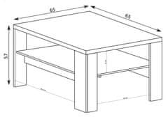 CASARREDO Konferenčný stolík PILETAS M-17 dub hickory