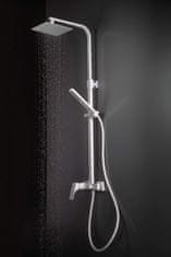 Deante Hiacynt biela - sprchový stĺp, so sprchovou batériou (NAC_A1QM)