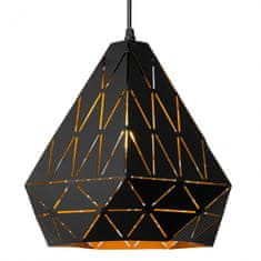 Tutumi Stropné svietidlo LOFT GEOMETRIC čierne