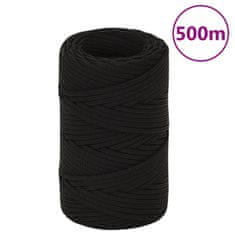 Vidaxl Pracovné lano biele 2 mm 500 m polyester