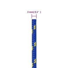 Vidaxl Lodné lano modré 3 mm 250 m polypropylén