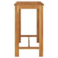 Petromila vidaXL Záhradný barový stôl 120x60x105 cm akáciové masívne drevo