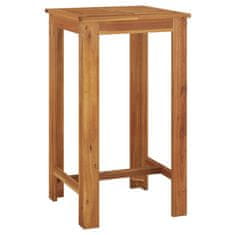 Petromila vidaXL Záhradný barový stôl 60x60x105 cm akáciové masívne drevo 