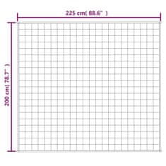 Petromila vidaXL Záťažová prikrývka modrá 200x225 cm 13 kg látka