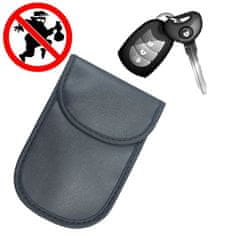 IZMAEL Puzdro na kľúče od auta proti krádeži - Čierna KP25126