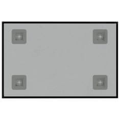 Vidaxl Nástenná magnetická tabuľa čierna 30x20 cm tvrdené sklo
