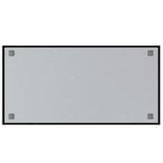 Vidaxl Nástenná magnetická tabuľa čierna 100x50 cm tvrdené sklo