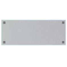 Vidaxl Nástenná magnetická tabuľa biela 100x40 cm tvrdené sklo