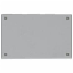 Vidaxl Nástenná magnetická tabuľa biela 80x50 cm tvrdené sklo