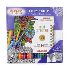 Alpino Balenie 24 ks Premium ceruziek Color Experience +120 ks omaľovánok Mandalas