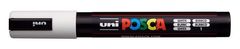 UNI Dekoračný popisovač "Posca PC-5M", biela, 1,8-2,5 mm, PC-5M WHITE