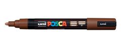 UNI Akrylový popisovač "Posca PC-3M", hnedá, 0,9-1,3 mm, PC-3M BROWN