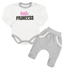 NEW BABY 2-dielna bavlnená súprava New Baby Little Princess 86 (12-18m)