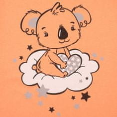 NEW BABY Detské letné pyžamko New Baby Dream lososové 62 (3-6m)