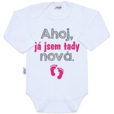 NEW BABY Body s potlačou New Baby Ahoj, já jsem tady nová. 50