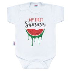 NEW BABY Body s potlačou New Baby My first Summer 86 (12-18m)