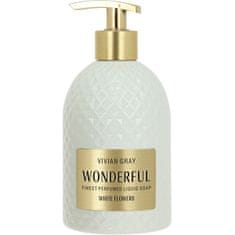 Vivian Gray Luxusné tekuté mydlo Wonderful White Flowers (Liquid Soap) 500 ml