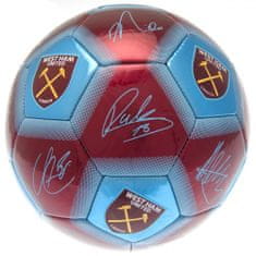 FAN SHOP SLOVAKIA Futbalová lopta West Ham United FC Signature veľkosť 5