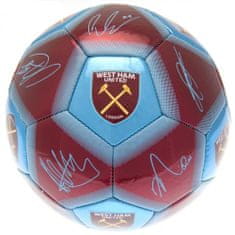 FAN SHOP SLOVAKIA Futbalová lopta West Ham United FC Signature veľkosť 5