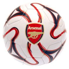 FAN SHOP SLOVAKIA Futbalová lopta Arsenal FC, biela, farebný znak, veľ. 5