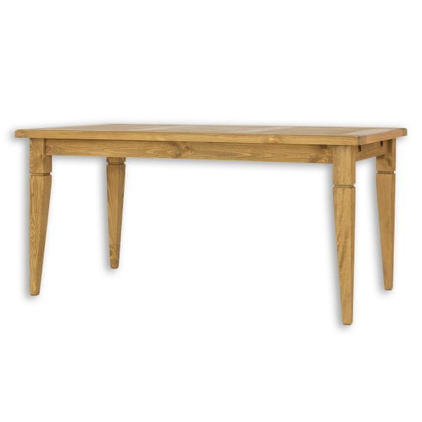 eoshop Jedálenský stôl ST702, 160x76x90, borovica, vosk (Dĺžka: 90, Farba dreva: Biely vosk)