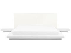 Beliani Vodná posteľ biela ZEN 180x200 cm