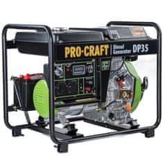 Procraft DP35 naftová elektrocentrála 3,3kW