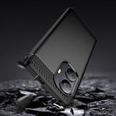 IZMAEL Carbon Shield TPU puzdro pre Realme 10 Pro Plus - Čierna KP24320