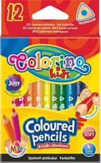 Colorino Pastelky trojuholníkové krátke 12 farieb