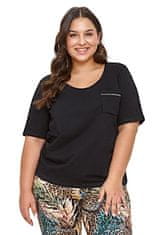 TARO Dámske pyžamo 2918 Camilla black, viacfarebná, 3 XL